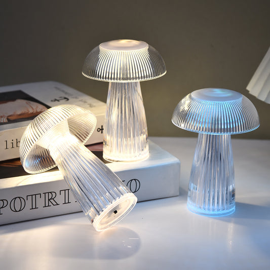 Creative Mushroom Atmosphere Electronic Jellyfish Table Lamp Home Decor